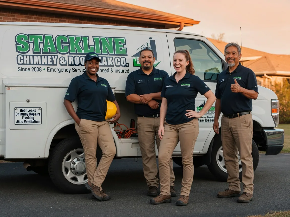 Chimney flashing repair company in Ninnekah, OK